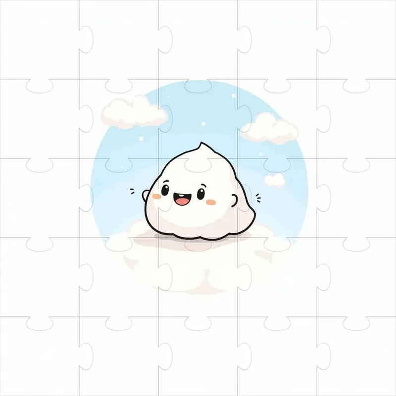 Friendly Blob Character Illustrations