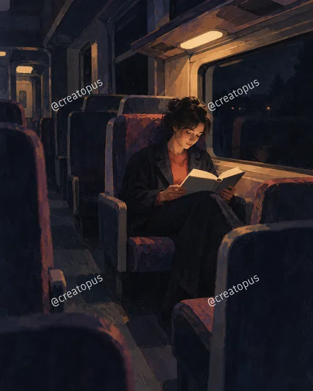 Velvet Night Gouache Art Prints