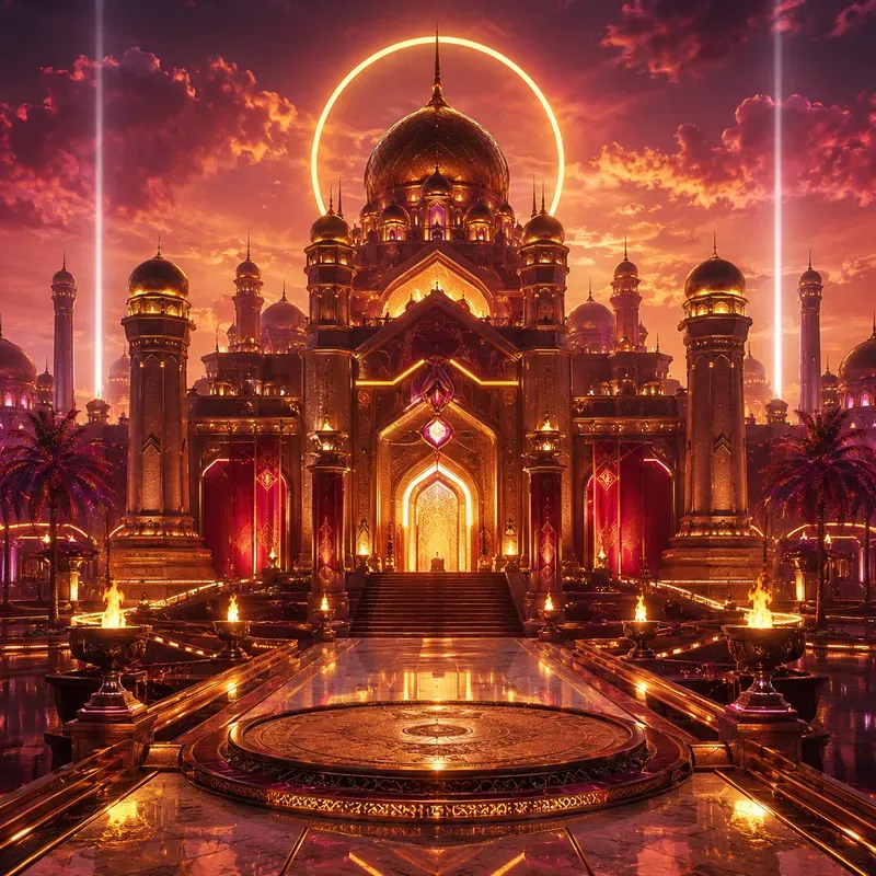 Fantasy Neon Arena Generator Packs