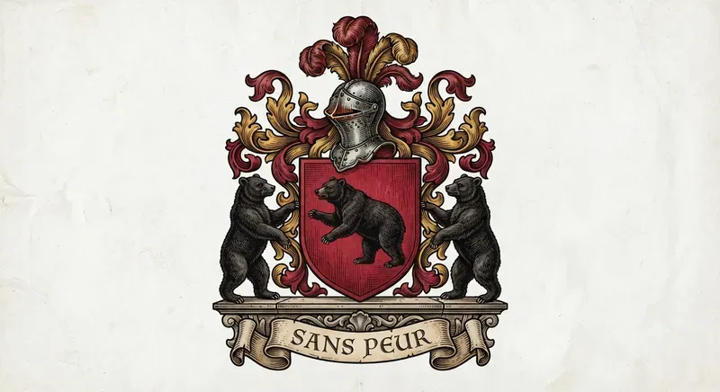 The Crimson Heraldic Crests