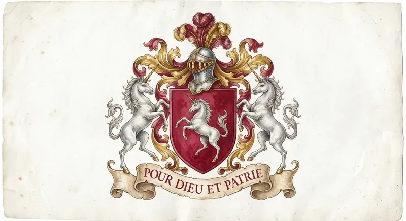 The Crimson Heraldic Crests