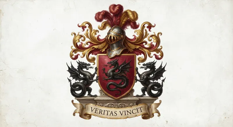 The Crimson Heraldic Crests