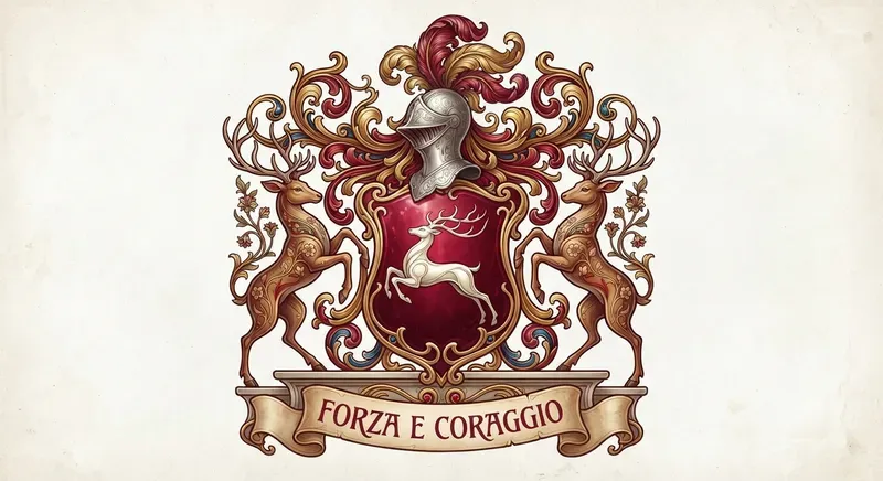 The Crimson Heraldic Crests