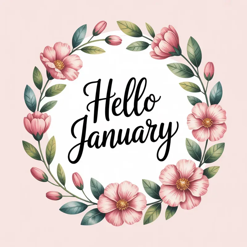 Floral Monthly Wreaths