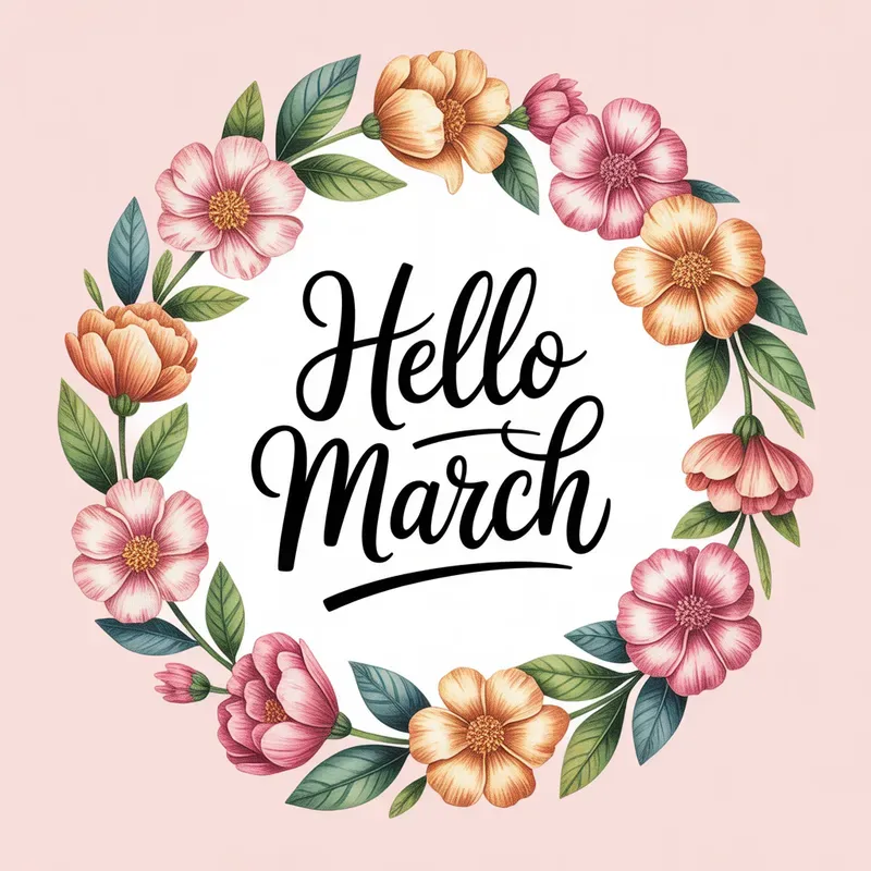 Floral Monthly Wreaths