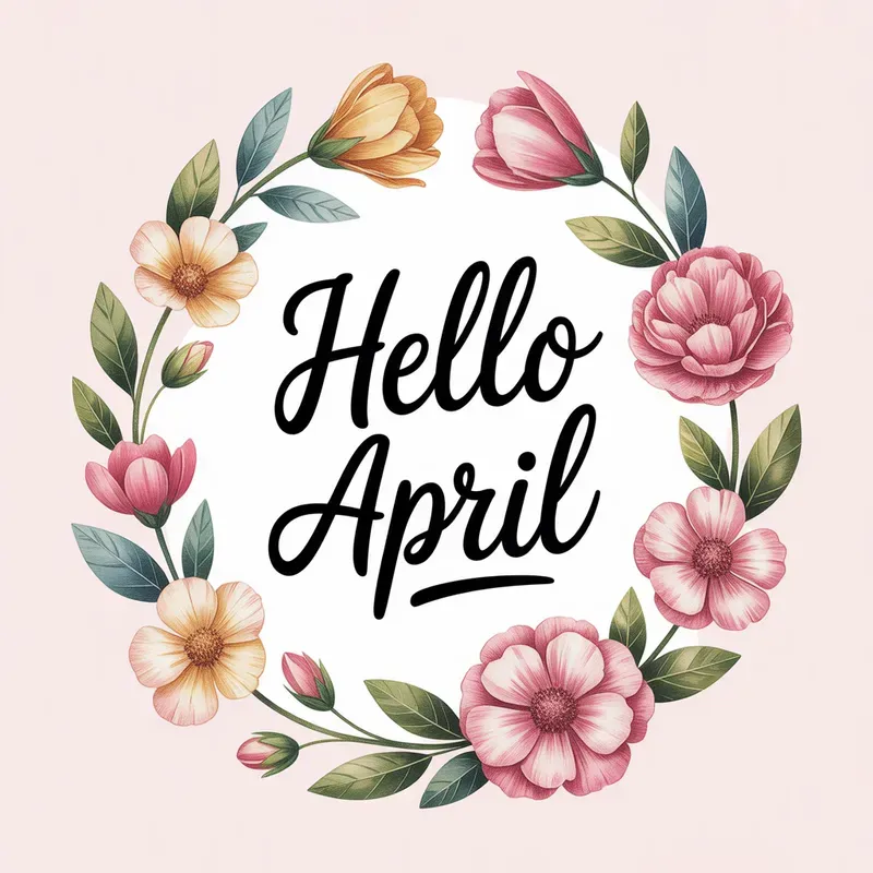 Floral Monthly Wreaths