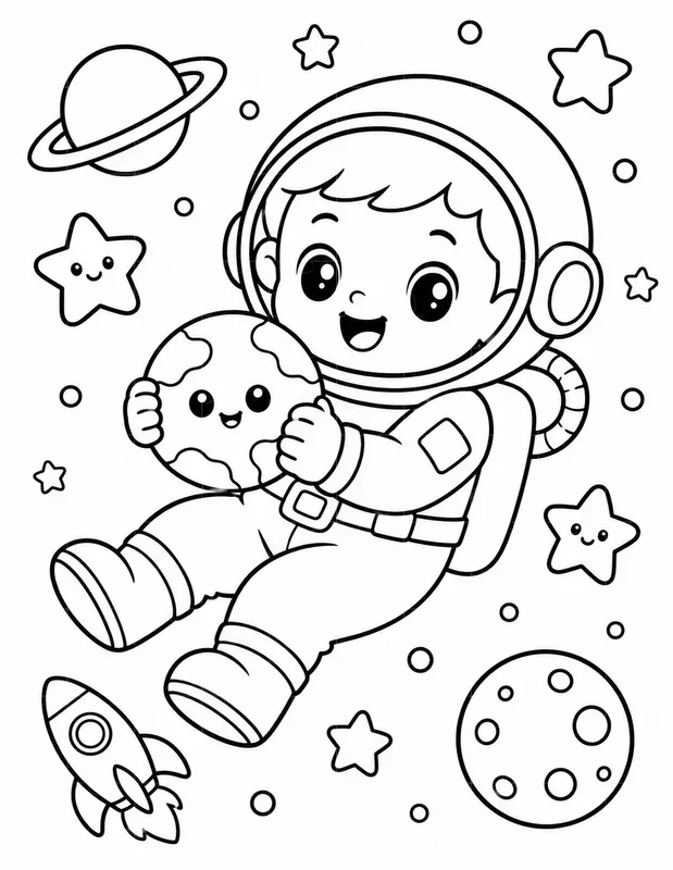 Cute Kids Coloring Books