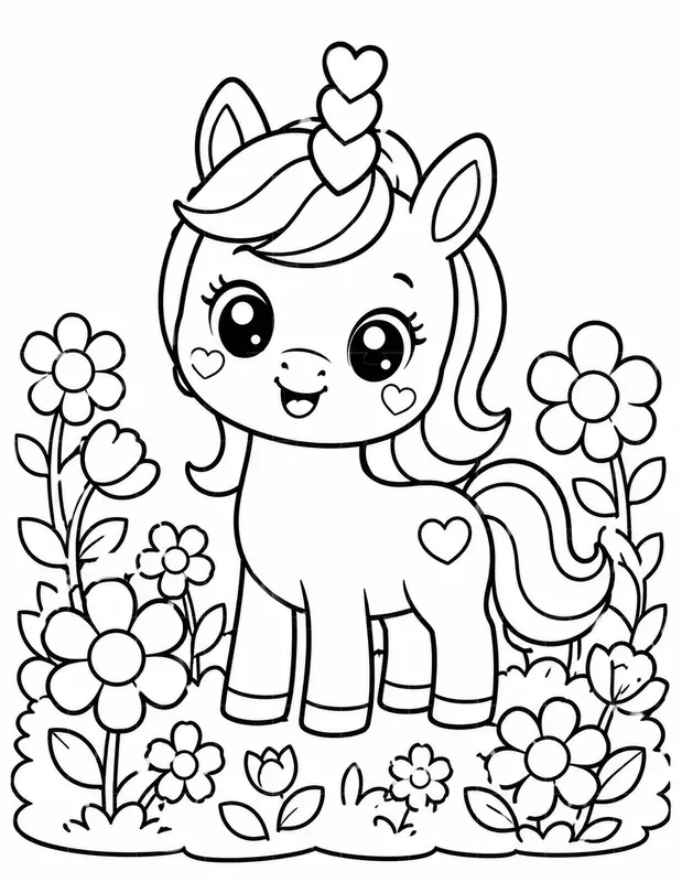Cute Kids Coloring Books