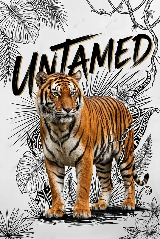 Lineart Fusion Animal Portraits
