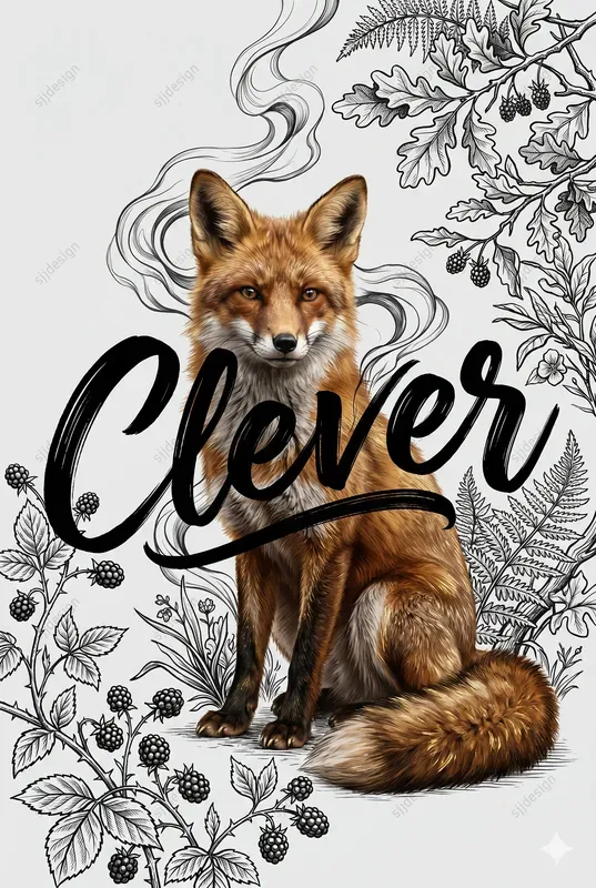 Lineart Fusion Animal Portraits