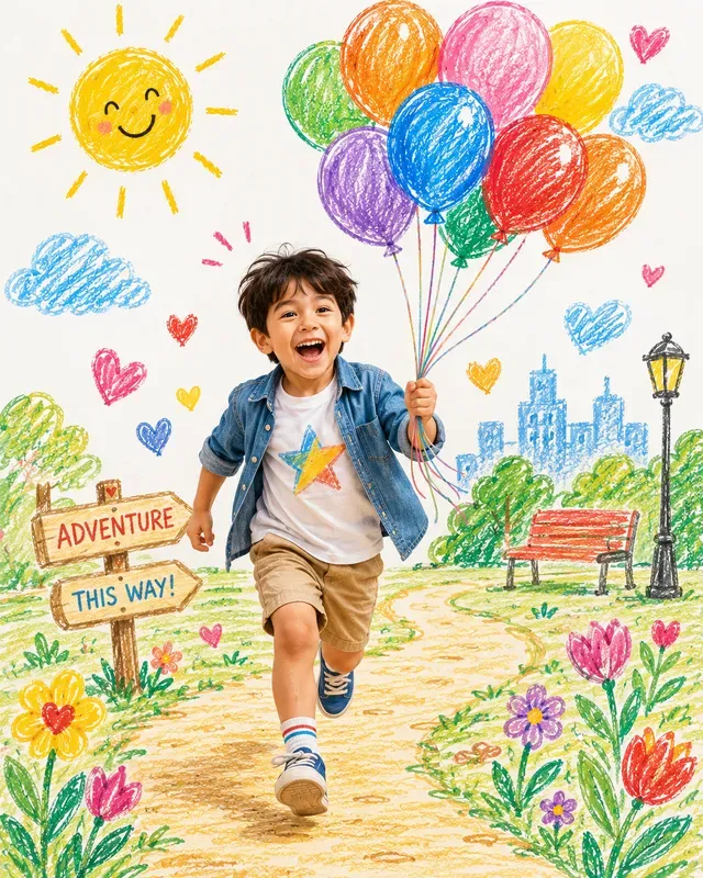 Joyful Balloon Park Art
