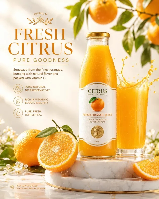 Beverage Ad Poster Creators