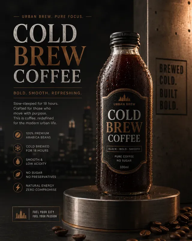 Beverage Ad Poster Creators