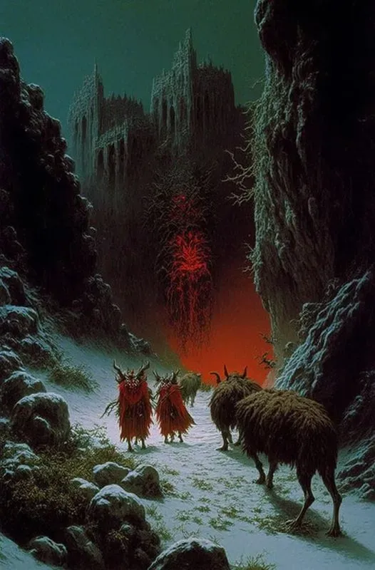 1980s Dark Fantasy Oil Paintings