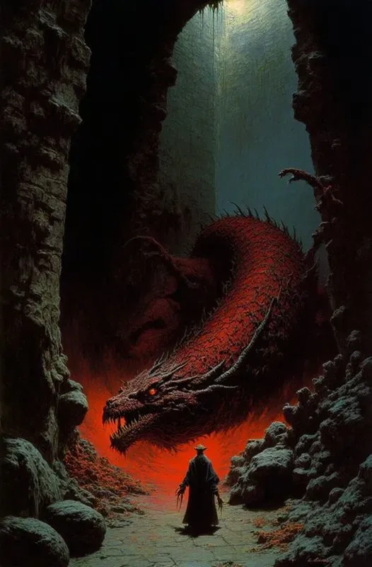 1980s Dark Fantasy Oil Paintings