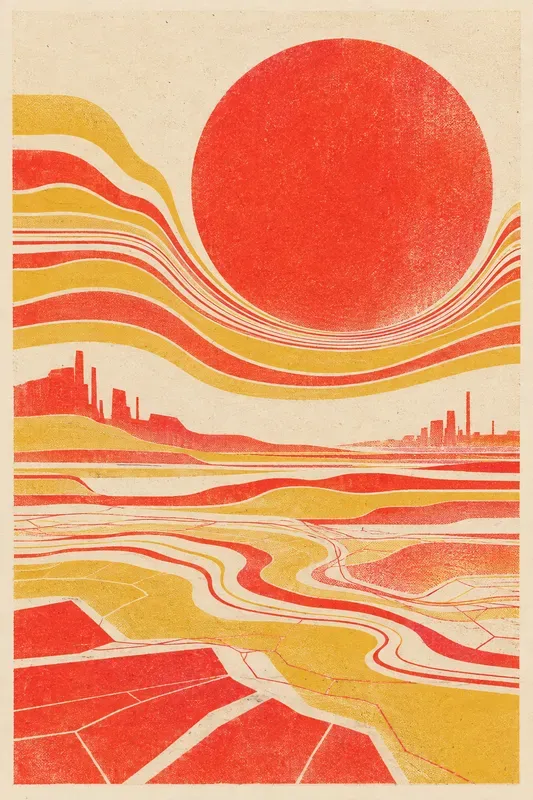 Weather Memory Risograph Posters