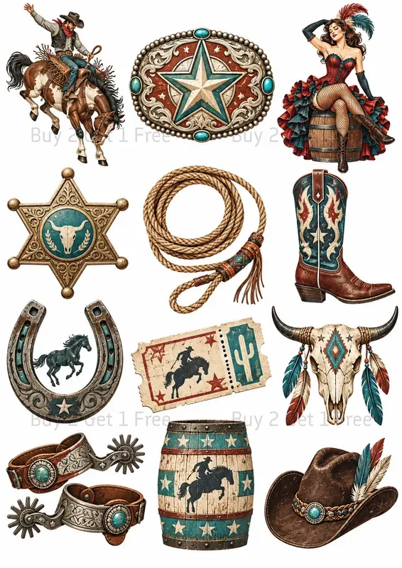 Mix And Match Motif Cliparts