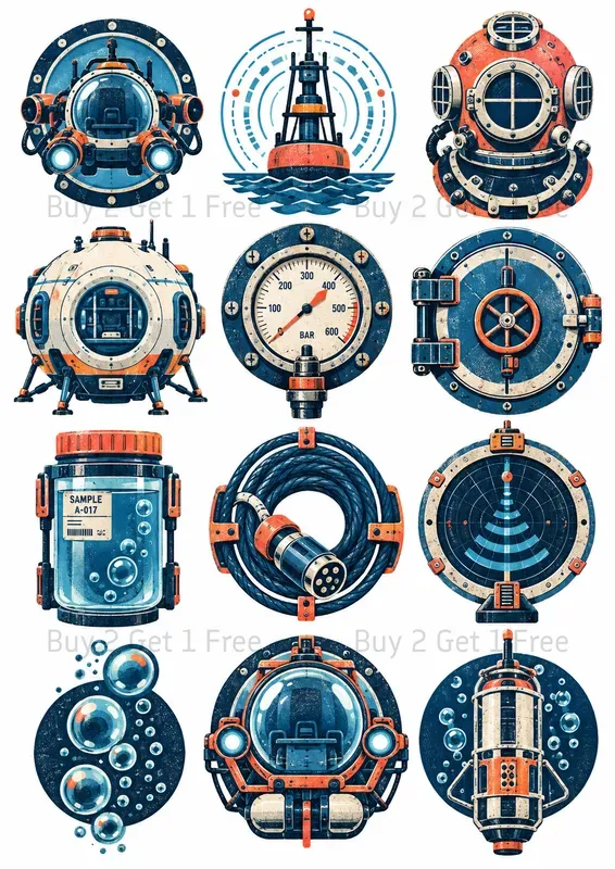 Mix And Match Motif Cliparts