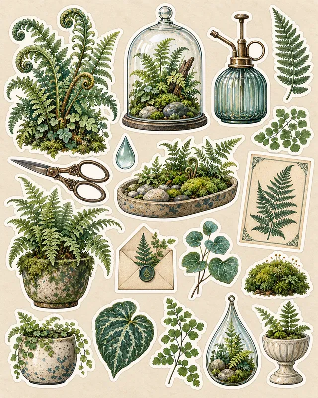 Seed Packet Garden Stickers