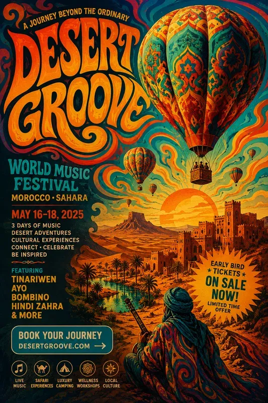 Retro Festival Event Poster Generator