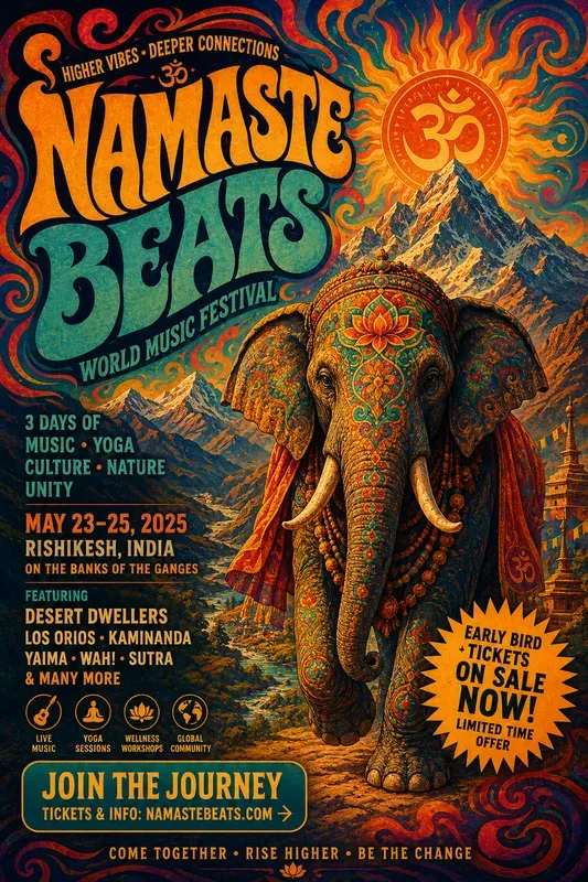 Retro Festival Event Poster Generator