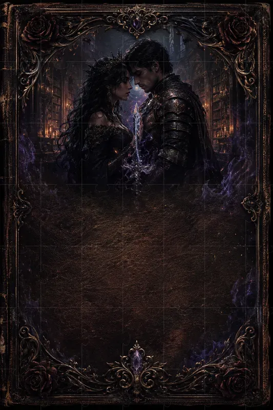 Dark Romance Book Cover Generator
