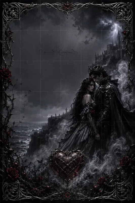 Dark Romance Book Cover Generator