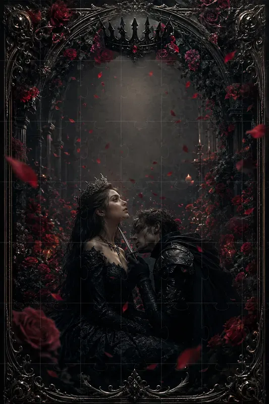 Dark Romance Book Cover Generator