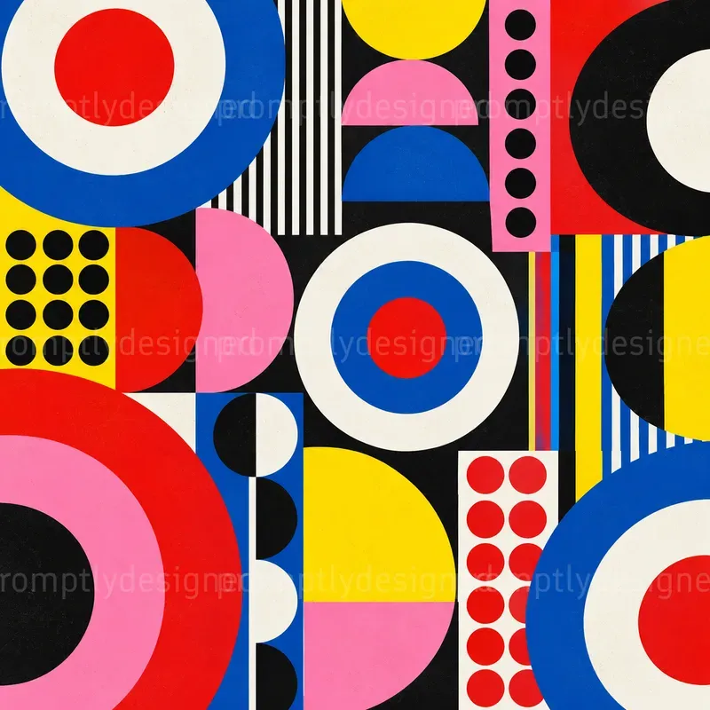 Mod Sixties Collage Backgrounds