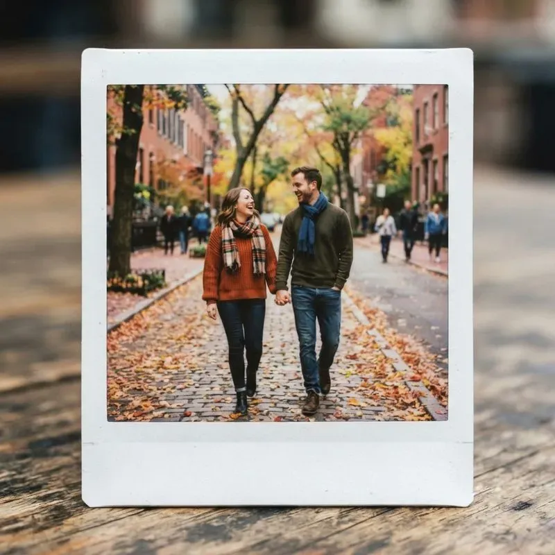 Cute Couple Instax Photo Style Generator