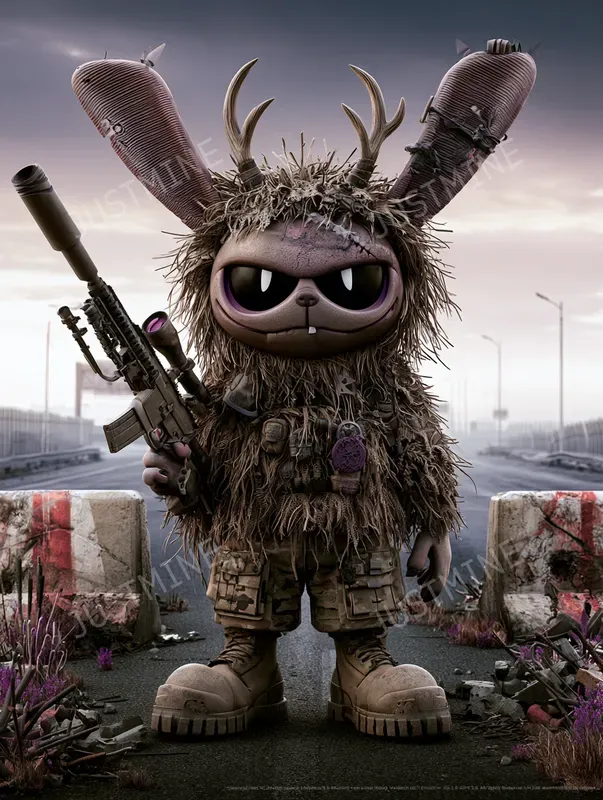 Dark Urban Zombie Collectible Art