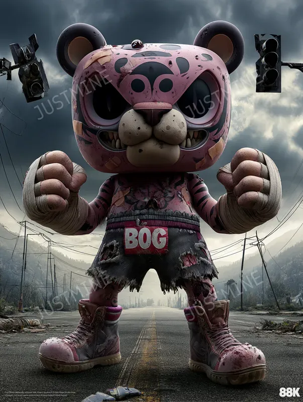 Dark Urban Zombie Collectible Art