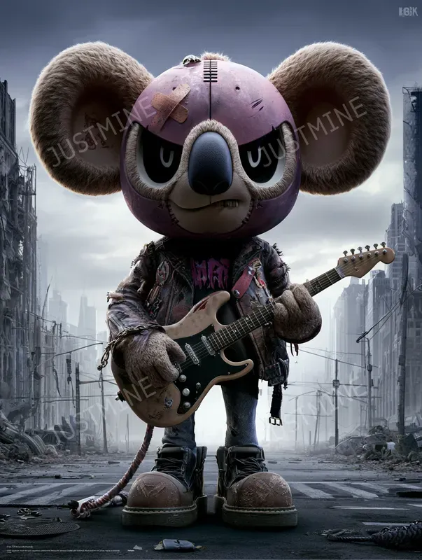 Dark Urban Zombie Collectible Art