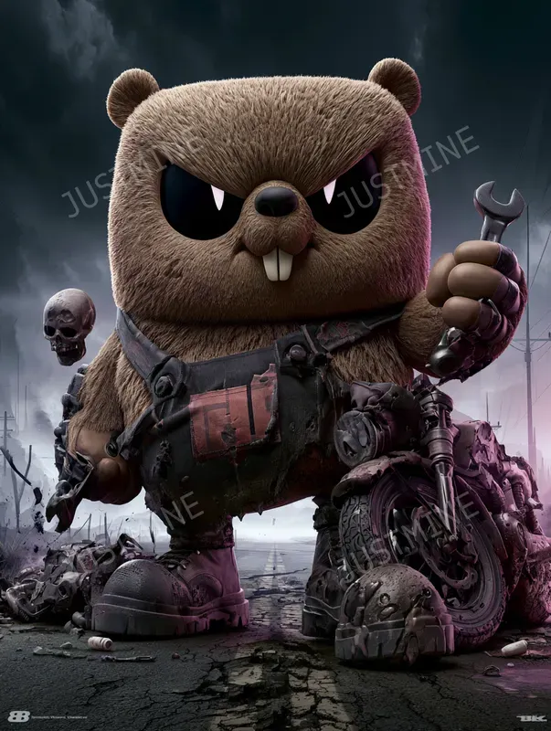Dark Urban Zombie Collectible Art