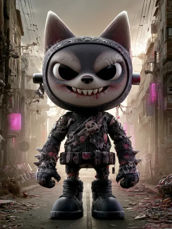 Dark Urban Zombie Collectible Art