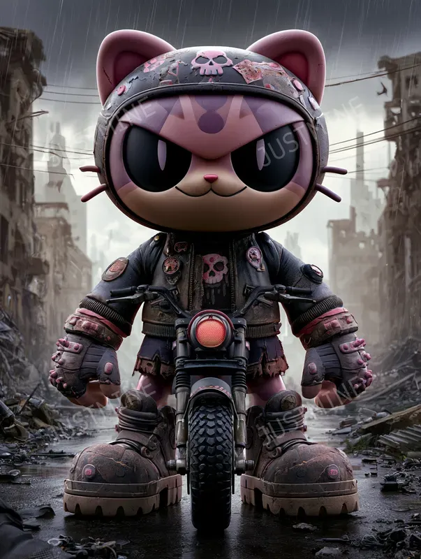 Dark Urban Zombie Collectible Art