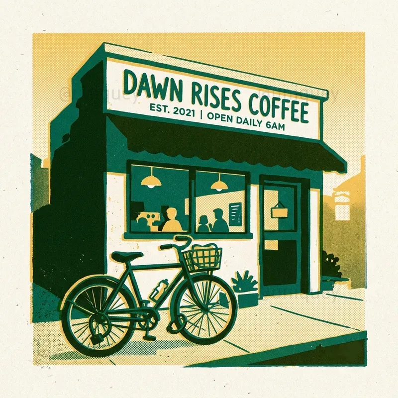 Retro Risograph Posters