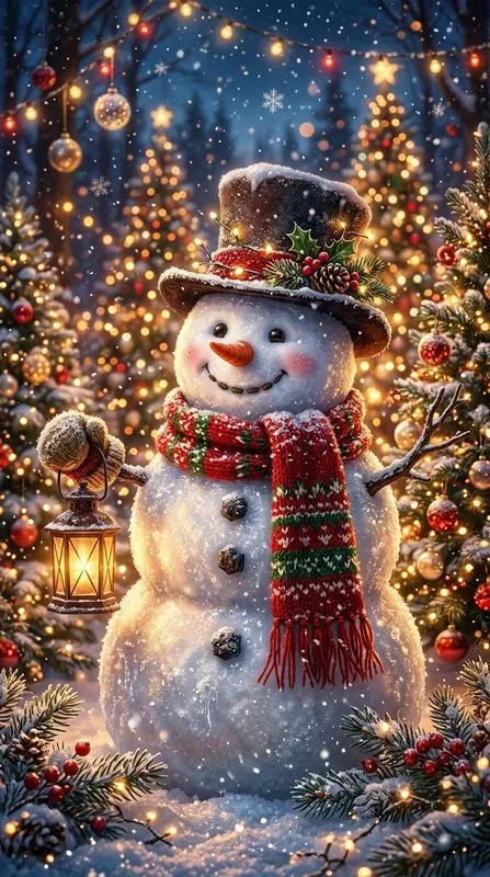 Christmas Fantasy Portrait Art Prints
