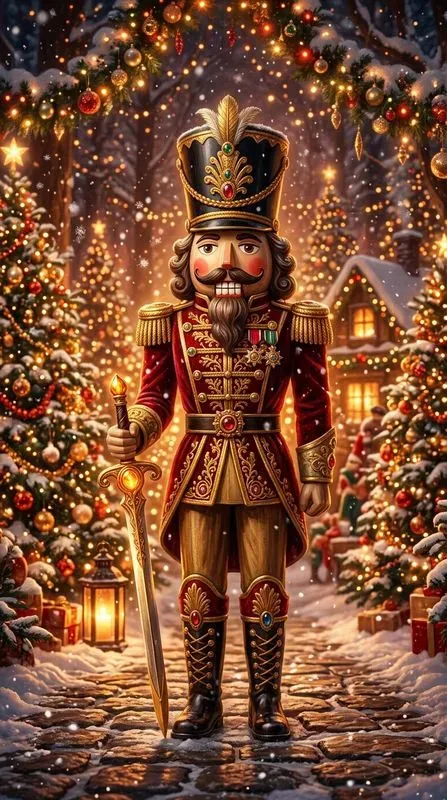 Christmas Fantasy Portrait Art Prints