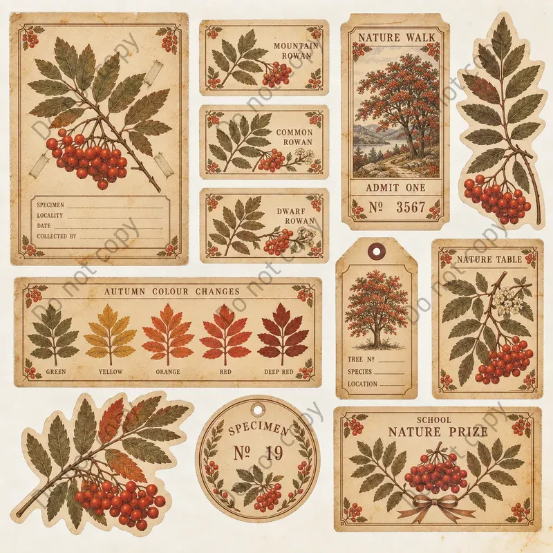 Autumn Leaf Pressing Ephemera