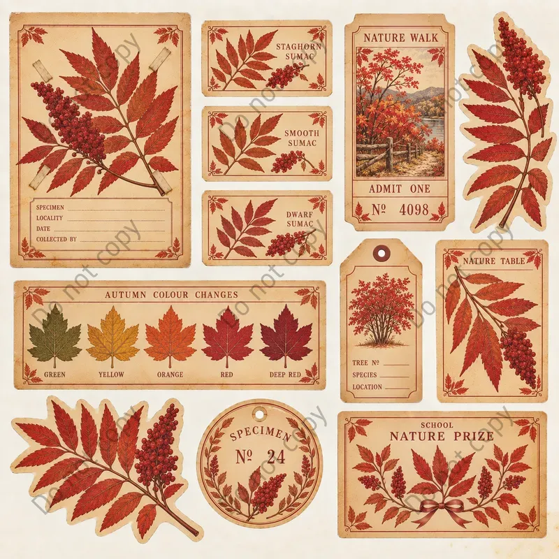 Autumn Leaf Pressing Ephemera