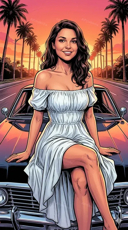 Comic Book Portrait Identity Locks