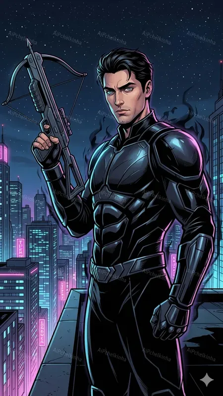 Comic Book Portrait Identity Locks
