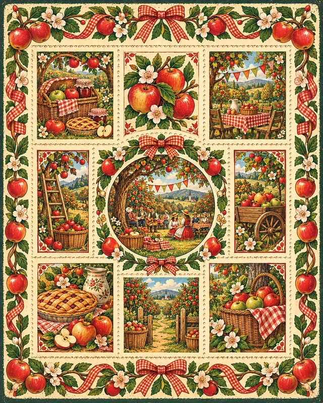 Folk Festival Stamp Sheets