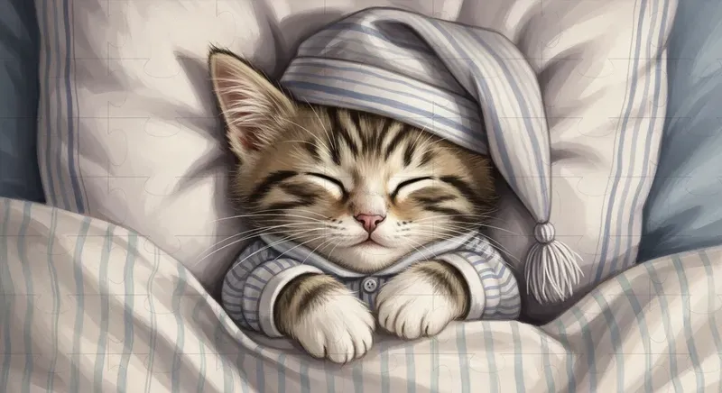 Cozy Kitten Storybook Scenes