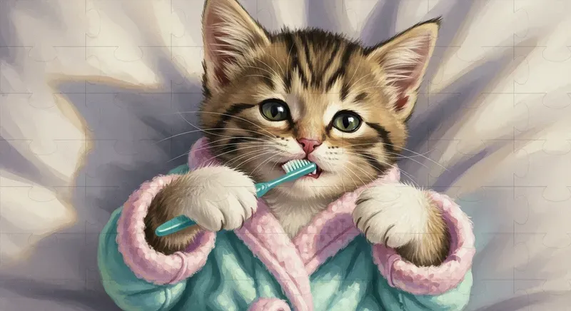 Cozy Kitten Storybook Scenes