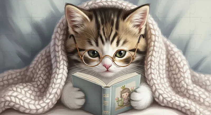 Cozy Kitten Storybook Scenes
