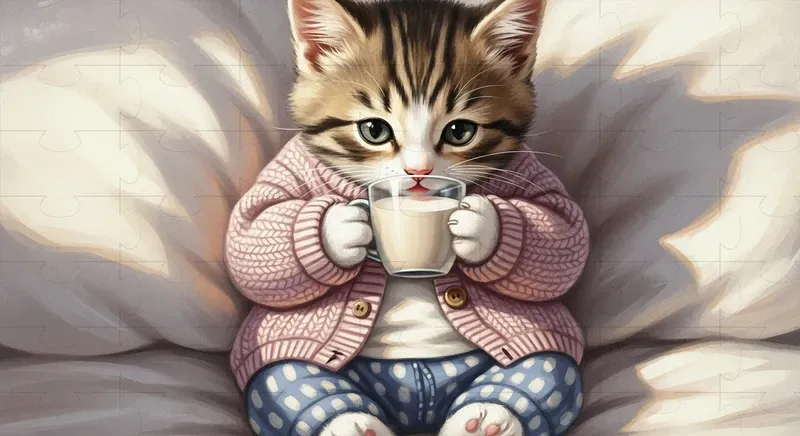 Cozy Kitten Storybook Scenes