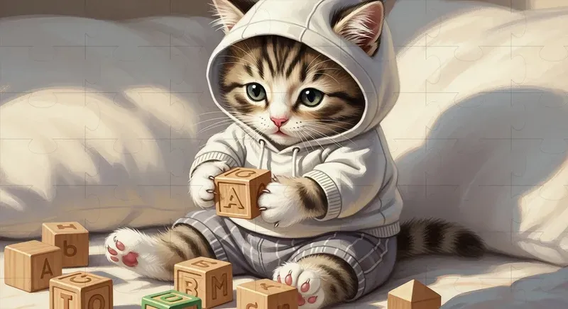Cozy Kitten Storybook Scenes