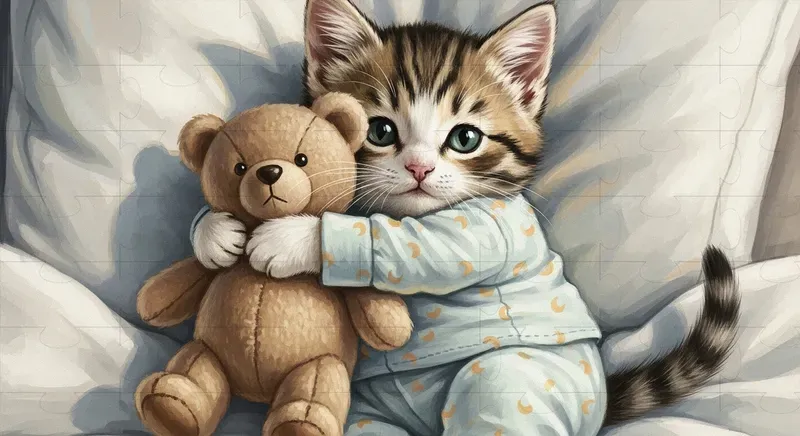 Cozy Kitten Storybook Scenes